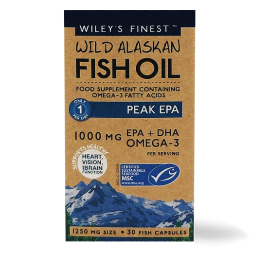 Wild Alaskan fish oil, peak EPA, 30 mehkih kap