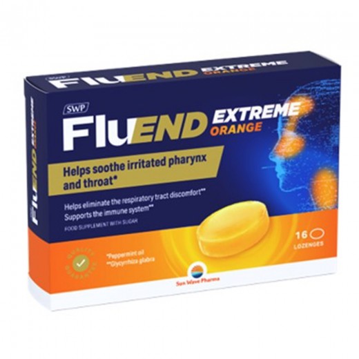 FluEND, Extreme orange, 16 pastil