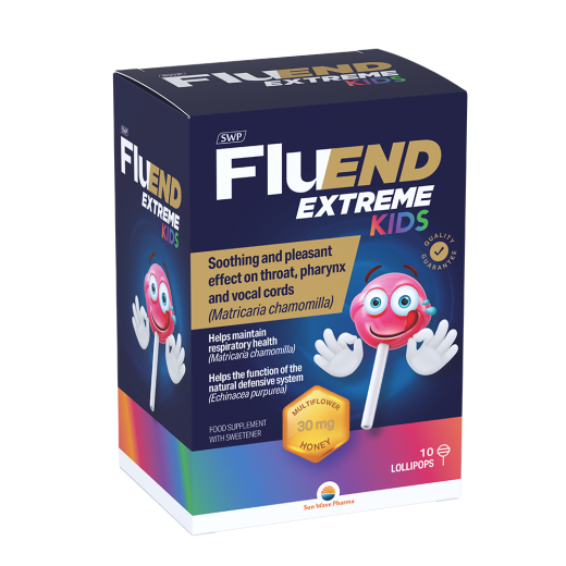 Sun Wave Pharma, Fluend Extreme Kids, 10 lizik