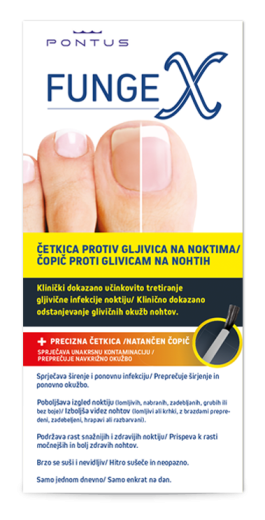 FungeX, čopič proti glivicam, 5 ml
