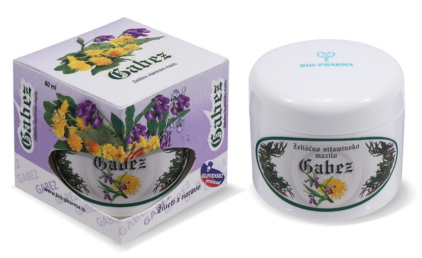 GABEZOVO zeliščno vitaminsko mazilo, 80 ml