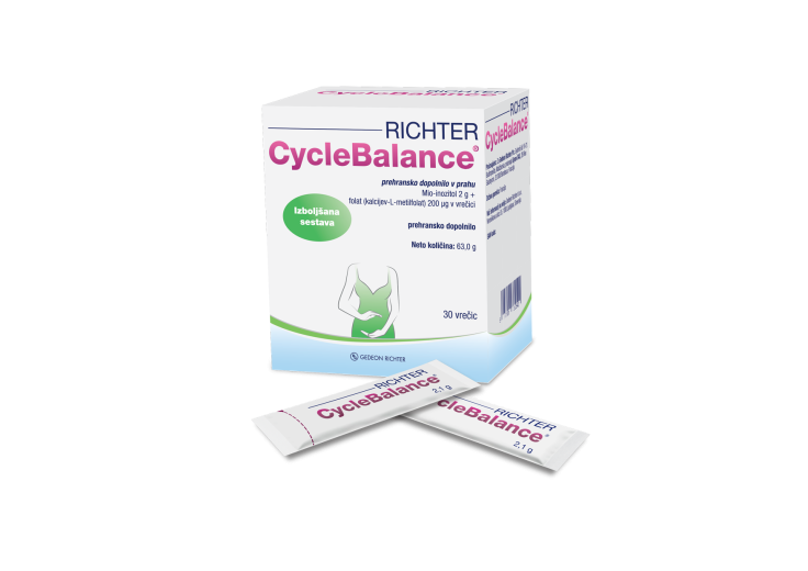 Gedeon Richter, RICHTER CycleBalance®, prehransko dopolnilo v prahu, 30 vrečic