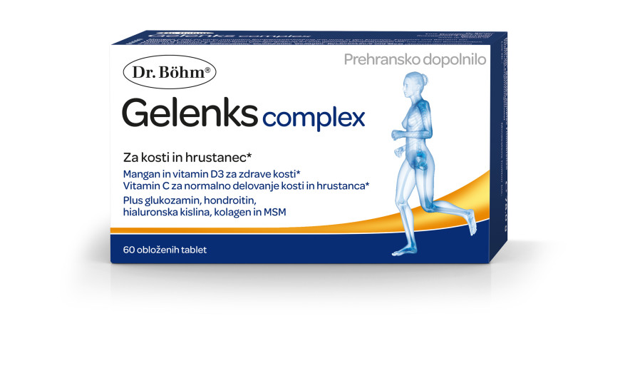 Dr. Böhm® Gelenks complex obložene tablete, 60 tablet