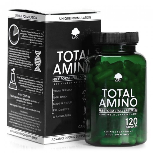 Total Amino kompleks 20 aminokislin, 120 kapsul