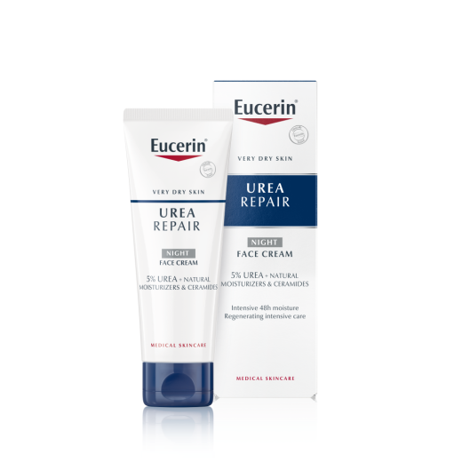 Eucerin, UreaRepair nočna krema za obraz, 50 ml