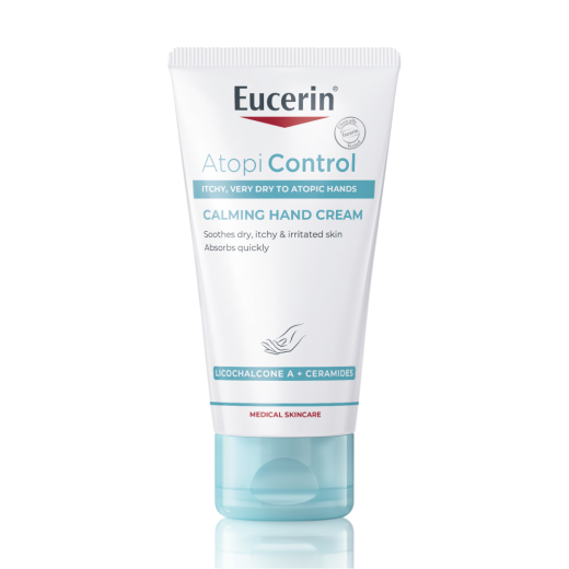 Eucerin, AtopiControl intenzivna krema za roke, 75 ml