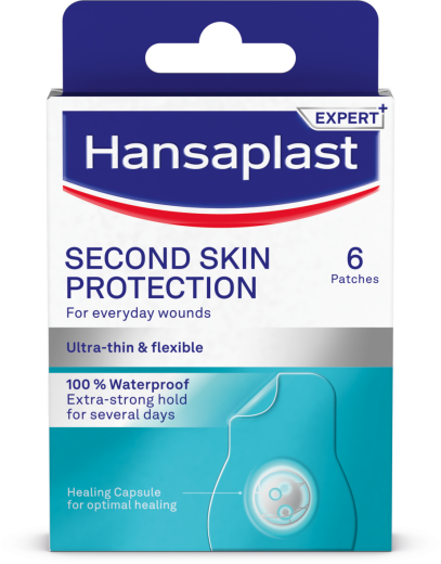 Hansaplast, zaščitni obliži druga koža, 6 obližev