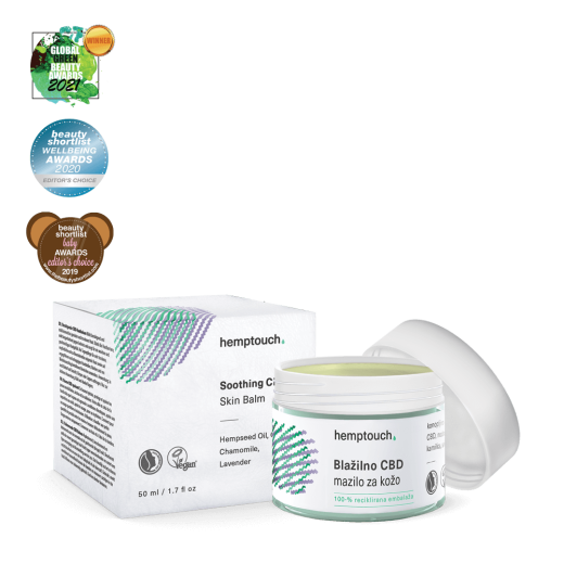 Hemptouch, Blažilno CBD mazilo za kožo, 50 ml