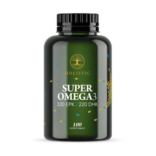 Holistic, super omega 3, 100 kapsul (134,4g), prehransko dopolnilo
