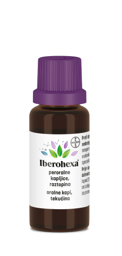 Iberohexa, peroralne kapljice, raztopina 20 ml