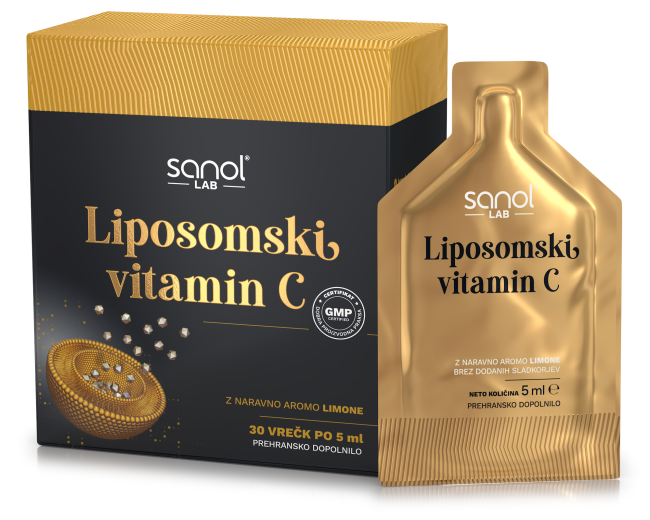 Sanol LAB, Liposomski vitamin C, 30 vrečk