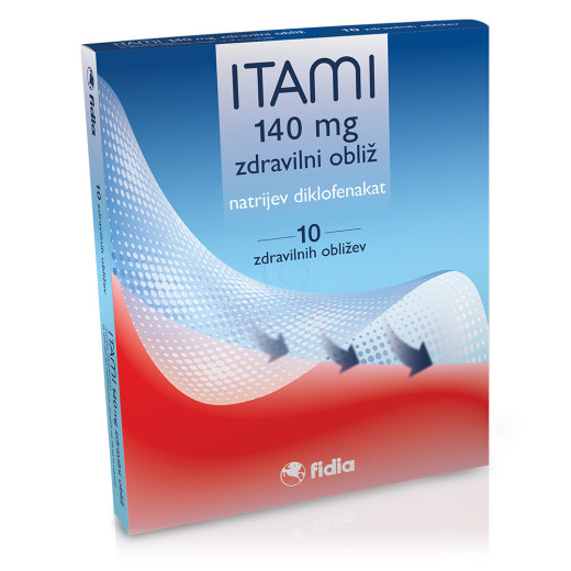 Itami 140 mg zdravilni obliž, 10 obližev