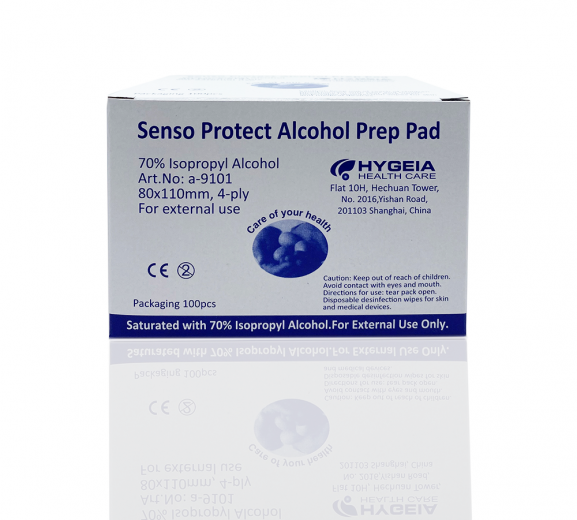 Kompresa alkoholna Senso Protect velika 90 x 110 mm, 100 kom 