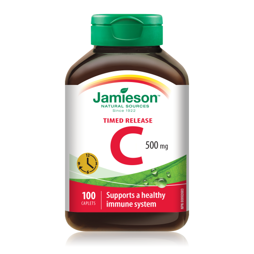 Jamieson Vitamin C 500 mg, tablete s podaljšanim sproščanjem, 100 tablet