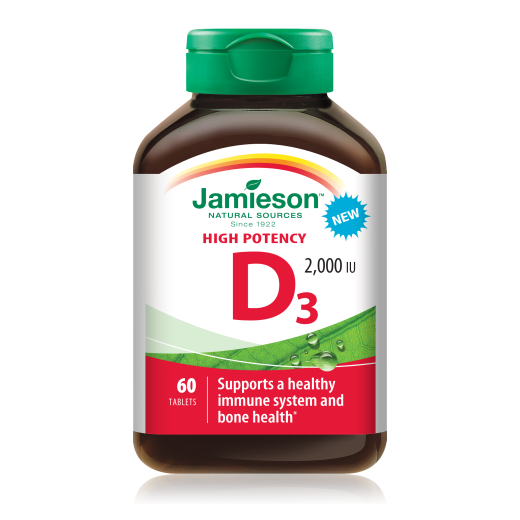 Jamieson Vitamin D 2000 I.E., 60 tablet