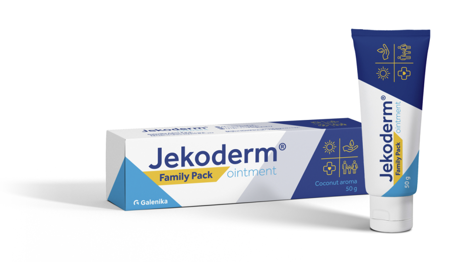 Jekoderm, ribje mazilo za suho kožo, 50 g