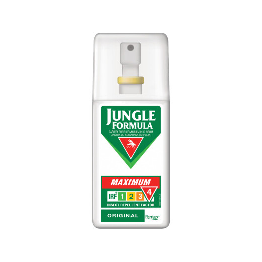 Jungle, formula maximum original zaščita proti komarjem in klopom, pršilo, 75 ml