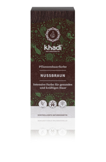 Khadi, Rastlinska barva za lase Lešnik, 100 g