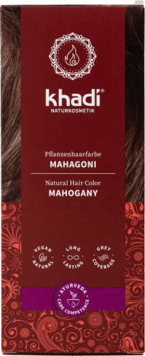 Khadi, Rastlinska barva za lase Mahagoni, 100 g