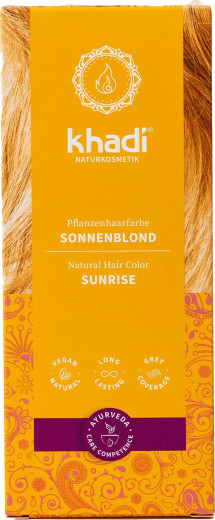 Khadi, Rastlinska barva za lase Sončno blond, 100 g