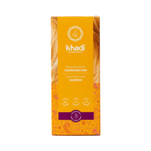 Khadi, Rastlinska barva za lase Sončno blond, 100 g