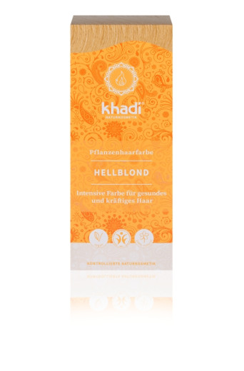 Khadi, Rastlinska barva za lase Svetlo blond, 100 g