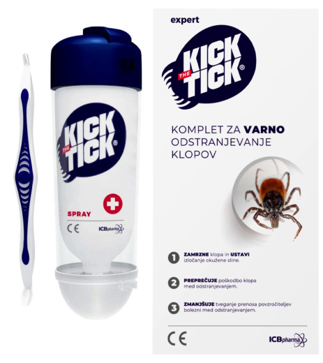 KICK THE TICK® Expert, komplet za varno odstranjevanje klopov