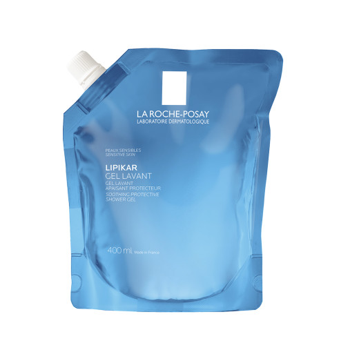 La Roche-Posay, Lipikar Gel Lavant, Pomirjevalni in zaščitni gel za prhanje REFILL, 400ml