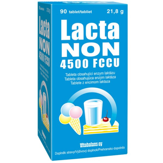 LactaNON 4500 FCCU, encim laktaza, 90 tablet