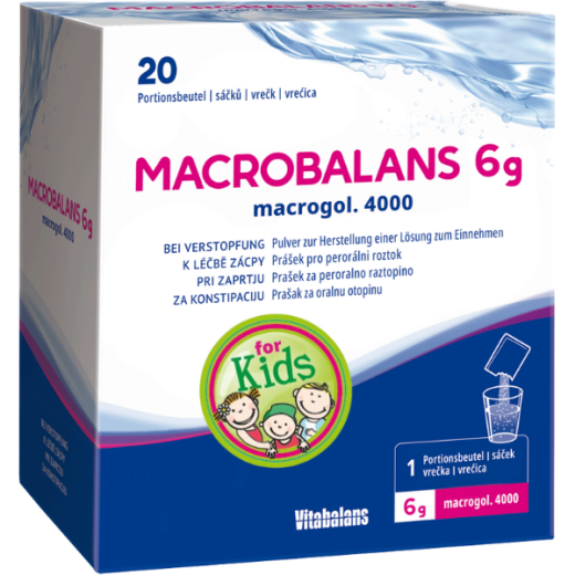Macrobalans, makrogol 4000 6 g, 20 vrečk
