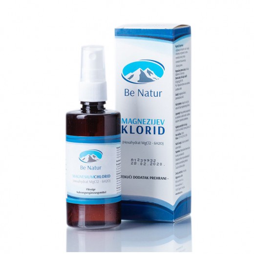 Be Natur, magnezijev klorid v spreju, 100 ml