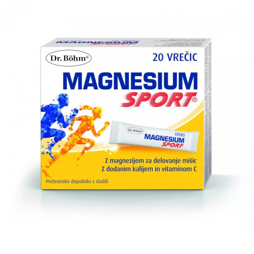 Dr. Böhm, magnesium sport, 20 vrečk