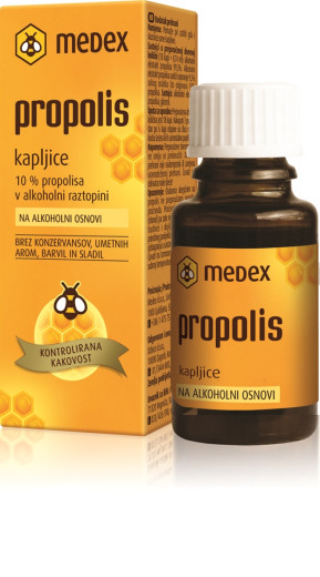 Medex, Propolis na alkoholni osnovi, kapljice, 15 ml