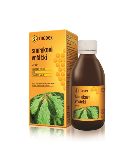Medex, Smrekovi vršički, sirup, 150 ml