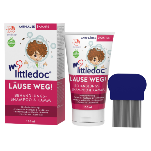  mylittledoc® UŠI  šampon + glavnik, 150 ml