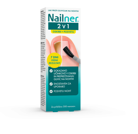 Nailner® lak proti glivičnim okužbam nohtov 2 v 1, 5 ml