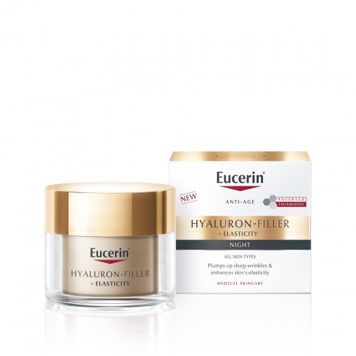 Eucerin Hyaluron Filler Elasticity nočna krema 50 ml