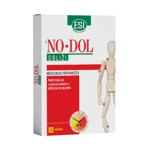 Nodol, obliži za enkratno uporabo, 10 obližev