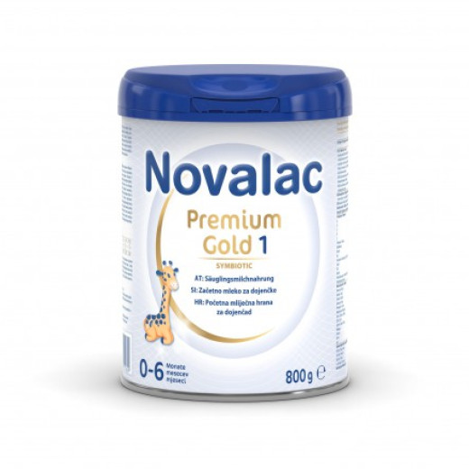Novalac Premium Gold 1, začetno mleko za dojenčke, 800 g