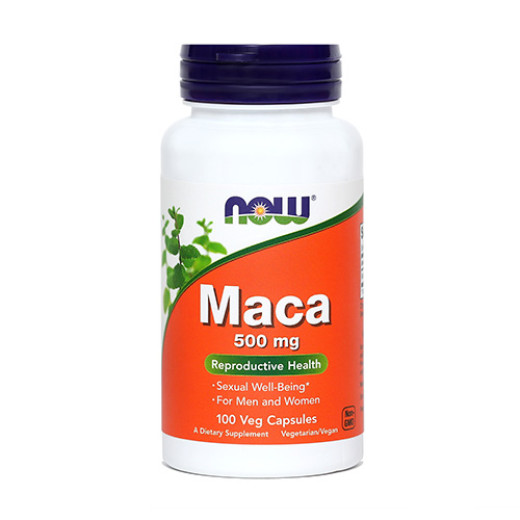 NOW, maca, 500 mg, 100 kapsul