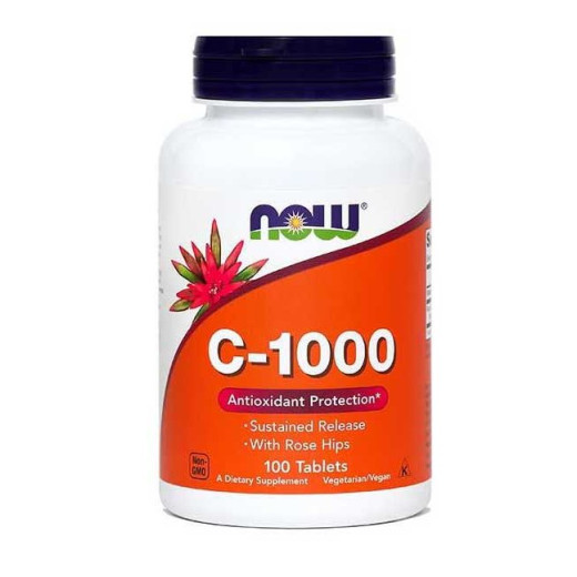 NOW, vitamin C - 1000, 100 tablet