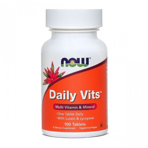 NOW, multivitamini, 100 tablet