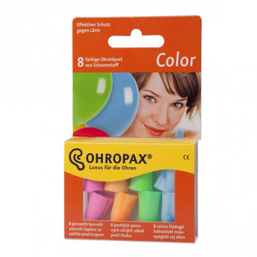 Ušesni čepki Ohropax Colorplux, 8 kom
