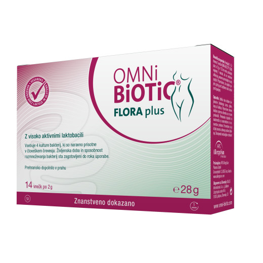 OMNi-BiOTiC® FLORA Plus, 14 vrečk po 2 g (28 g)