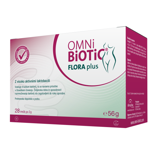 OMNi-BiOTiC® FLORA Plus, 28 vrečk po 2 g (56 g)