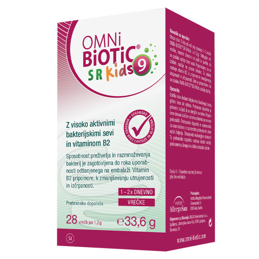 OMNi-BiOTiC® SR Kids 9, 28 vrečk po 1,2 g (33,6 g)