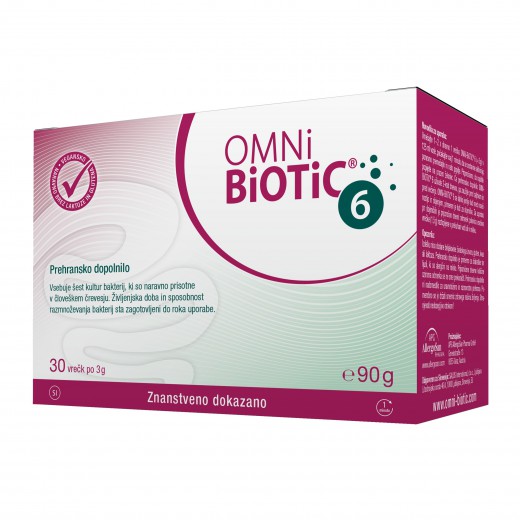 OMNi-BiOTiC® 6, 30 vrečk po 3 g (21 g)
