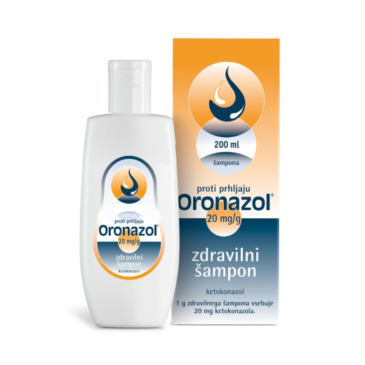 Oronazol 20 mg/g zdravilni šampon, 200 ml