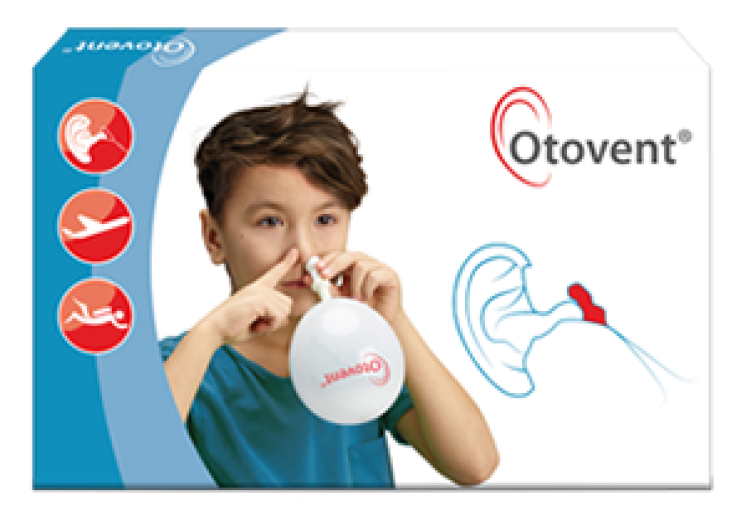 Otovent®, podpora pri težavah z uravnavanjem tlaka v ušesih