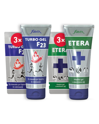Favn, Paket Turbo gel F23 in Etera